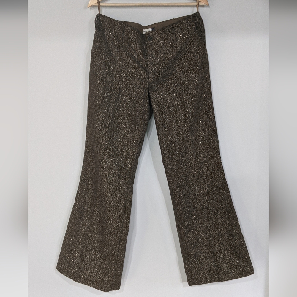 GAP Women's Wide leg, Low Rise Trouser, Lined - Size 8A